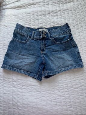abercrombie kids Blue Denim Boyfriend Shorts